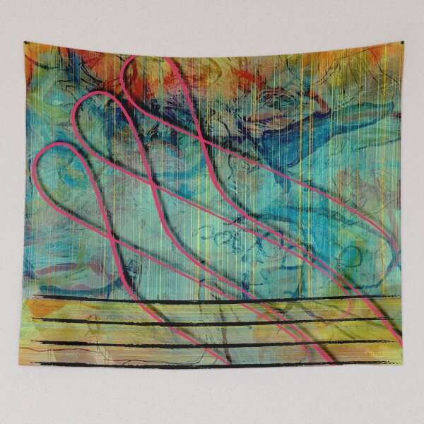 Item preview, Line Abstract Painting designed and sold by ViaARTfactory.