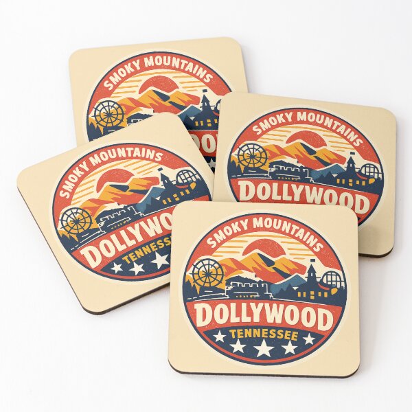 Item preview, Dollywood Retro Circle | Vintage Tennessee Theme Park Design designed and sold by Globalcitytees.