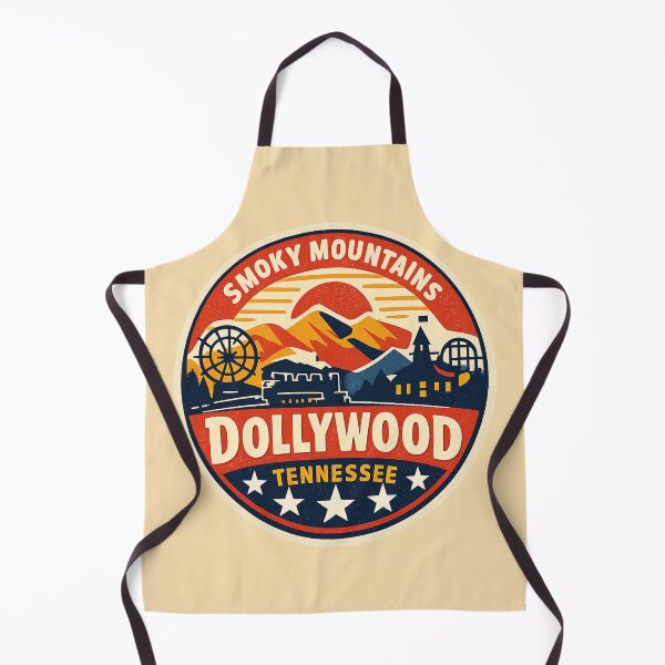 Item preview, Dollywood Retro Circle | Vintage Tennessee Theme Park Design designed and sold by Globalcitytees.