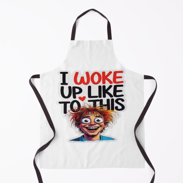 Item preview, I Woke Up Like This – Funny Messy Hair Cartoon Quote T-Shirt & Sticker Design designed and sold by Sushikidsntod.