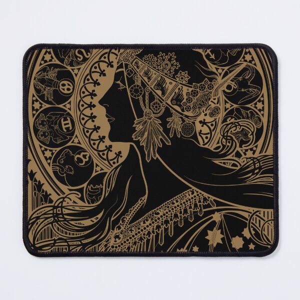 Item preview, Zodiac nouveau Mucha  designed and sold by TidalTattoo.