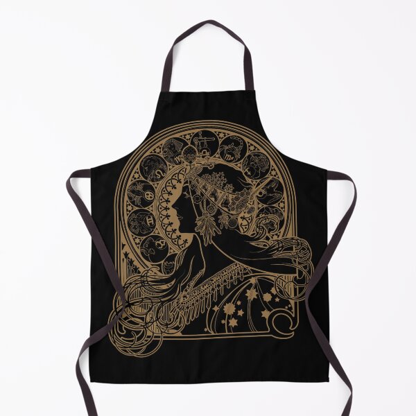 Item preview, Zodiac nouveau Mucha designed and sold by TidalTattoo.