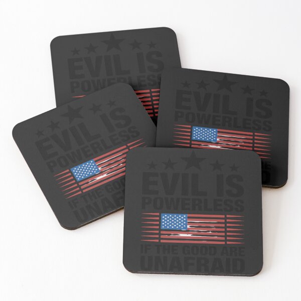 Item preview, Evil is Powerless When The Good are Unafraid Resist Fascism designed and sold by BlueCreator-inc.