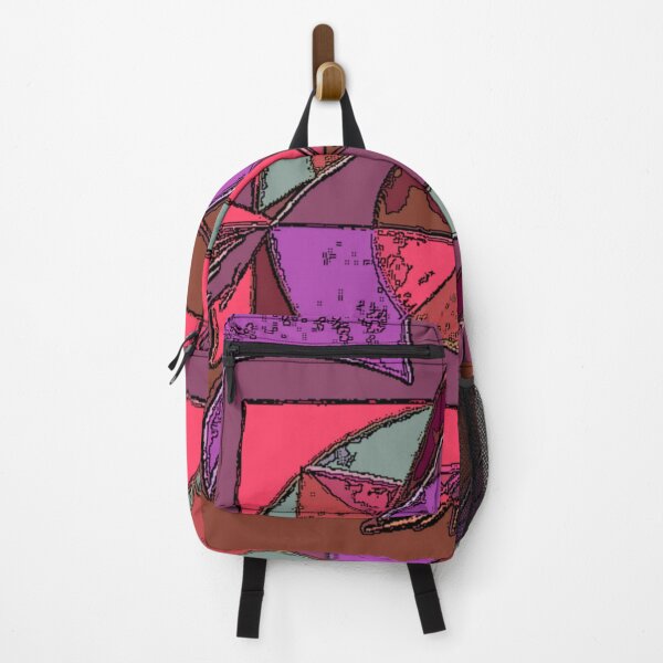 Item preview, astral collision dark poster draw colorful geometric abstract design designed and sold by SmashingDeals.