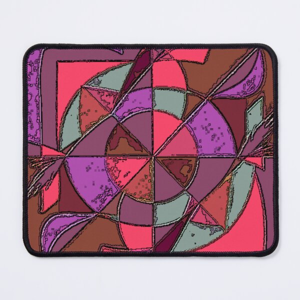 Item preview, astral collision dark poster draw colorful geometric abstract design designed and sold by SmashingDeals.