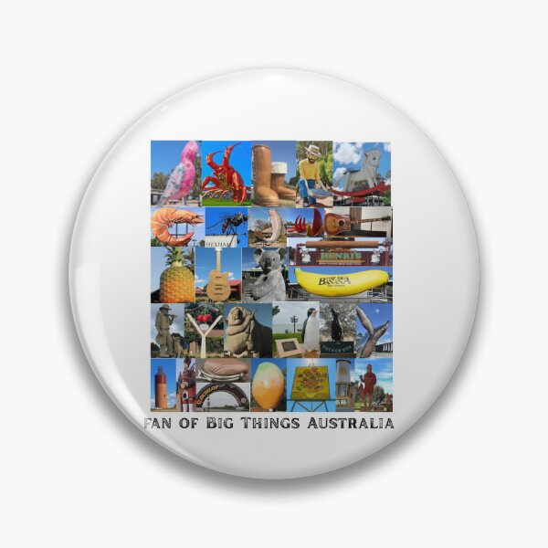 Item preview, Fan of Big Things Australia, Big Galah, Big Guitar, Big Banana, Rocking Horse, designed and sold by Reelyfishing.