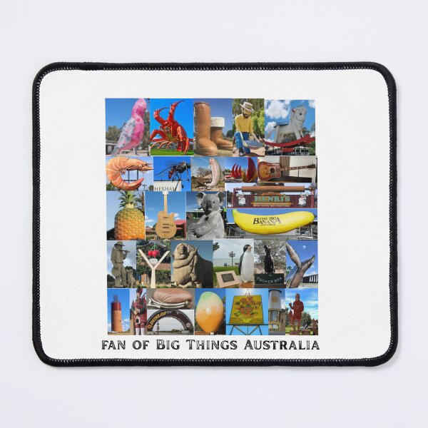 Item preview, Fan of Big Things Australia, Big Galah, Big Guitar, Big Banana, Rocking Horse, designed and sold by Reelyfishing.