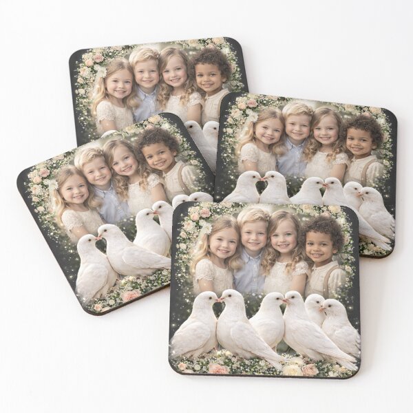 Item preview, childern and birds  designed and sold by Malik-Designs.
