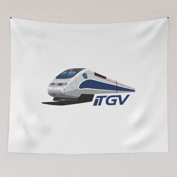 Item preview, Silver TGV High Speed Train Logo | SNCF TGV | TGV PSE designed and sold by Charming-Sip.