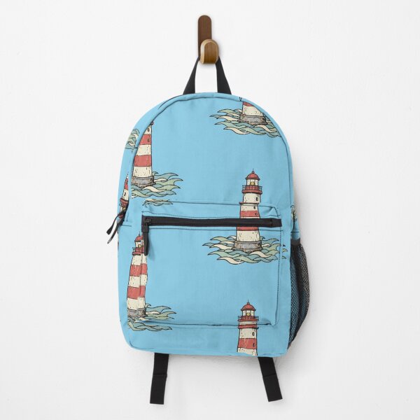 Item preview, "Vintage Nautical Lighthouse Illustration – Coastal Ocean Art" designed and sold by JonelCrafts.