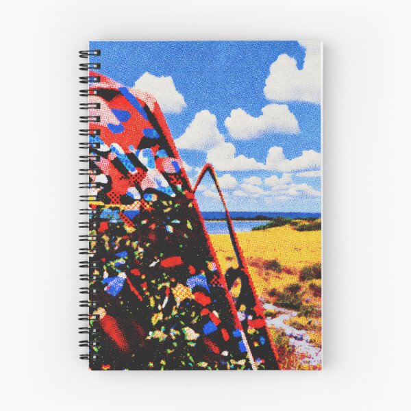 Item preview, Colorful Abstract Landscape Halftone Art designed and sold by KiraChie.