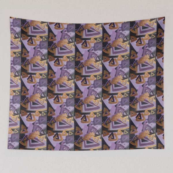 Item preview, Purple triangle  designed and sold by WintersWonders.