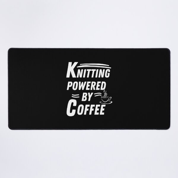 Item preview, Knitting Powered By Coffee designed and sold by vaharisanic.