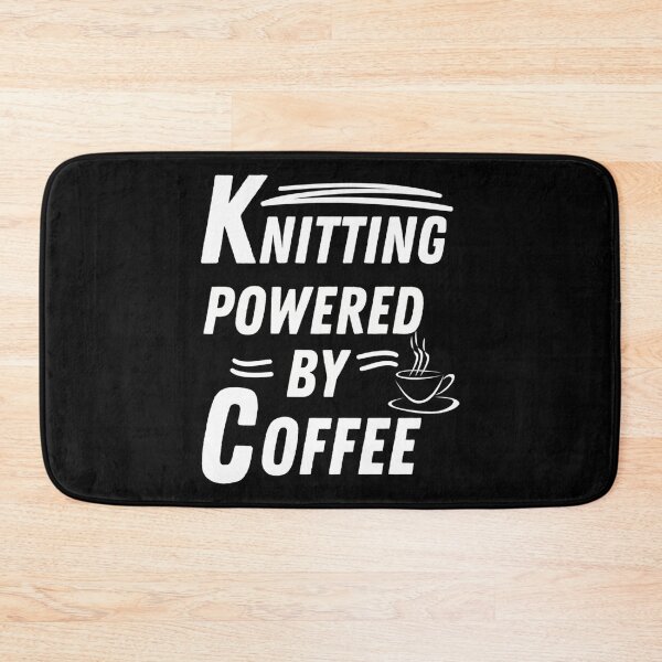 Item preview, Knitting Powered By Coffee designed and sold by vaharisanic.