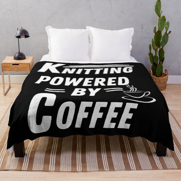 Item preview, Knitting Powered By Coffee designed and sold by vaharisanic.