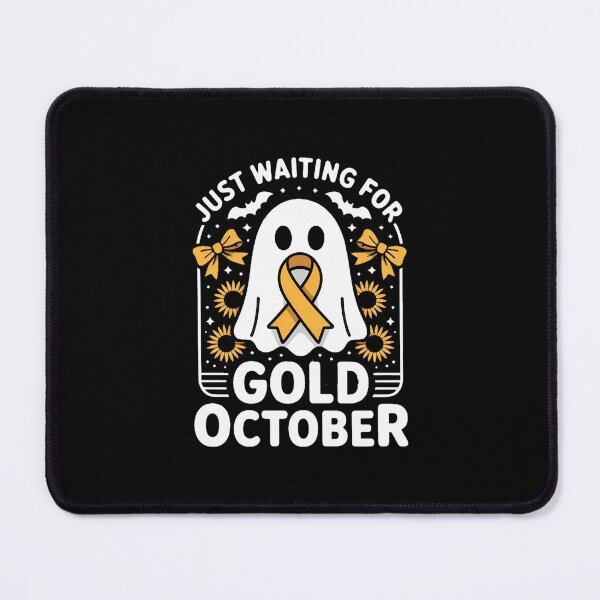 Item preview, October Halloween- Neuroblastoma Awareness Ribbon designed and sold by EllenJast.