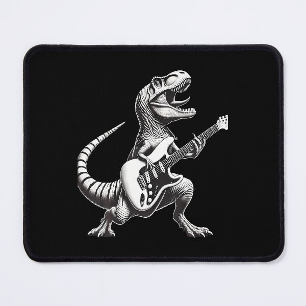 Item preview, Rock T Rex Dinosaur Playing Guitar designed and sold by AileighKyser.