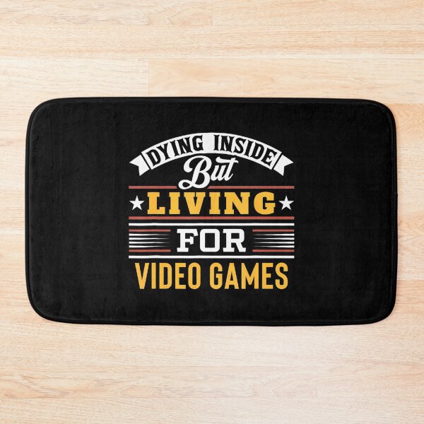 Item preview, Dying On The Inside But Living For Video Games Funny Gamer designed and sold by vaharisanic.