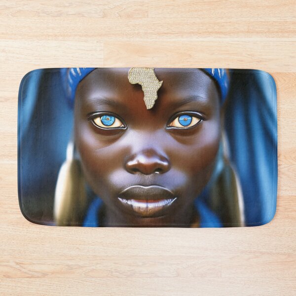 Item preview, Blue Eyes African Beauty; designed and sold by StickerApe.