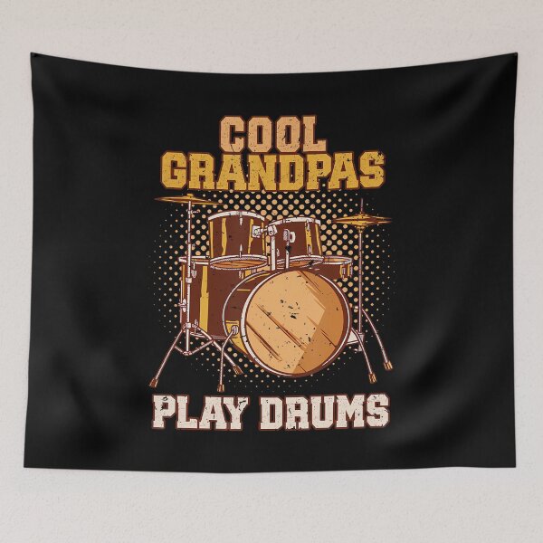 Item preview, Granddad Cool Grandpas Play Drums Funny Grandfather designed and sold by LunaDangelo.