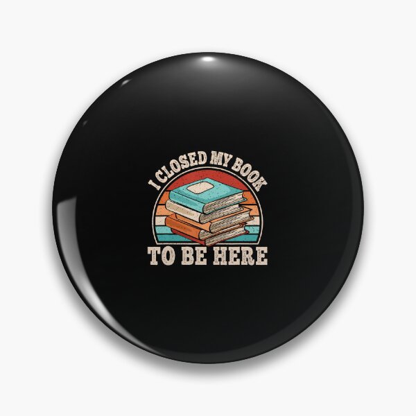 Item preview, I Closed My Book To Be Here Reading Retro Bookworm designed and sold by AileighKyser.