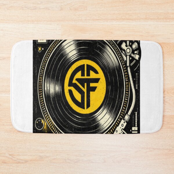 Item preview, Retro Vintage DJ Turntable Vinyl Record Graphic designed and sold by RockiGo45.
