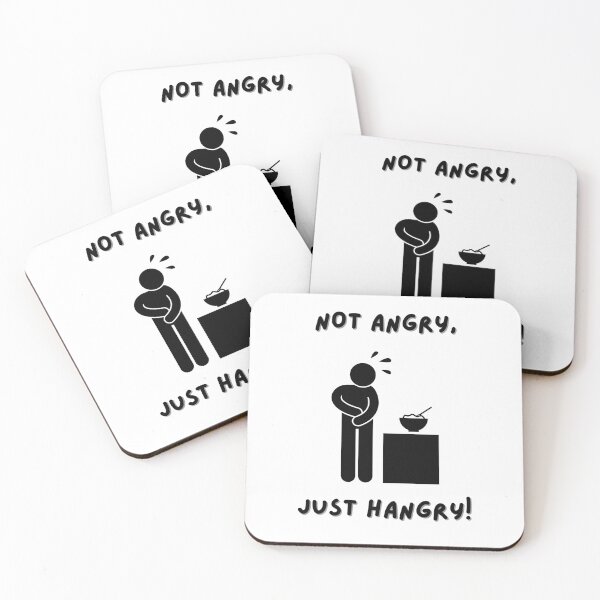 Item preview, Not Angry, Just Hangry!  designed and sold by Blazeummz.