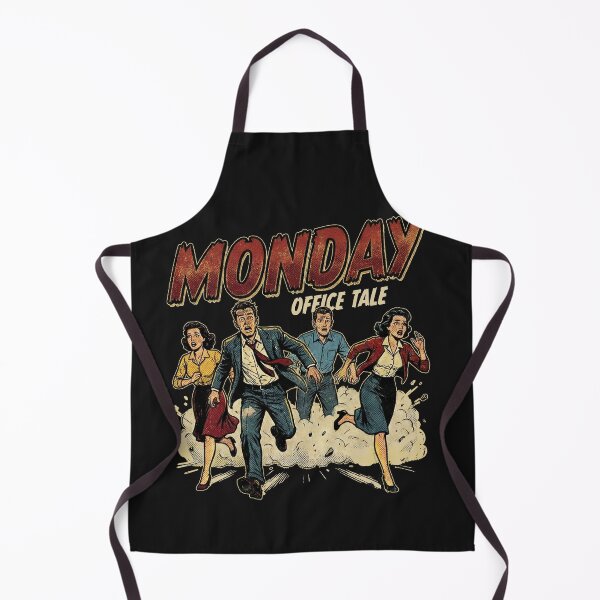 Item preview, Monday Office Tale - Retro Horror Comic Parody designed and sold by AdyKurniawan.
