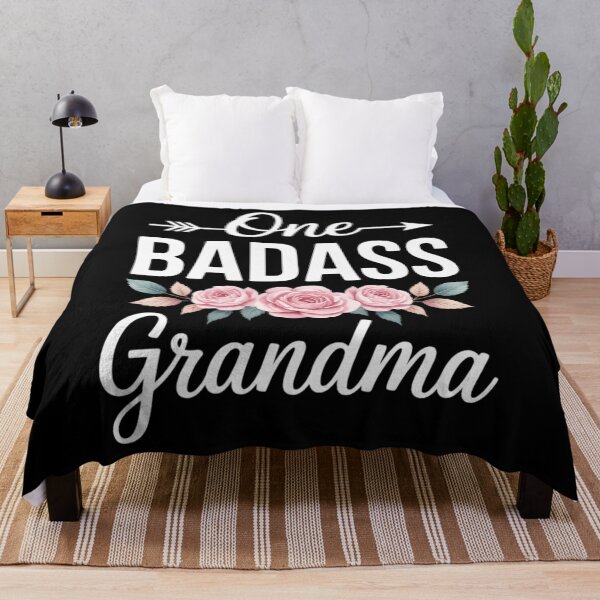 Item preview, One Badass Grandma Floral Happy Mother Day designed and sold by EllenJast.