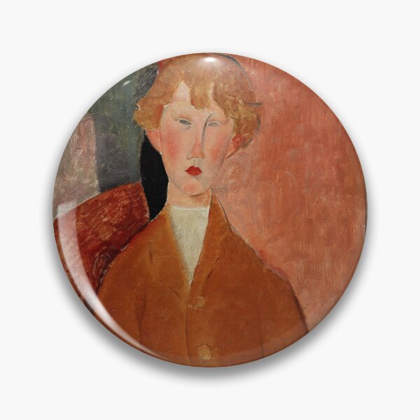 Item preview, Boy in Short Pants by Amedeo Modigliani: Modernist Portrait Fine Art Print designed and sold by artofuniverse.