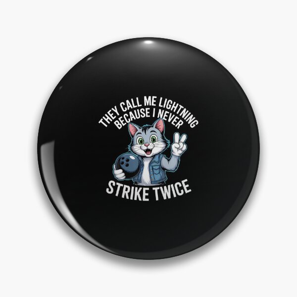 Item preview, They Call Me Lightning Because I Never Strike Twice Bowling designed and sold by markettathorn.