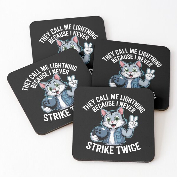 Item preview, They Call Me Lightning Because I Never Strike Twice Bowling designed and sold by markettathorn.