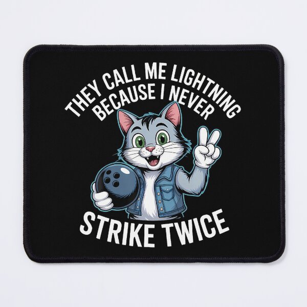 Item preview, They Call Me Lightning Because I Never Strike Twice Bowling designed and sold by markettathorn.
