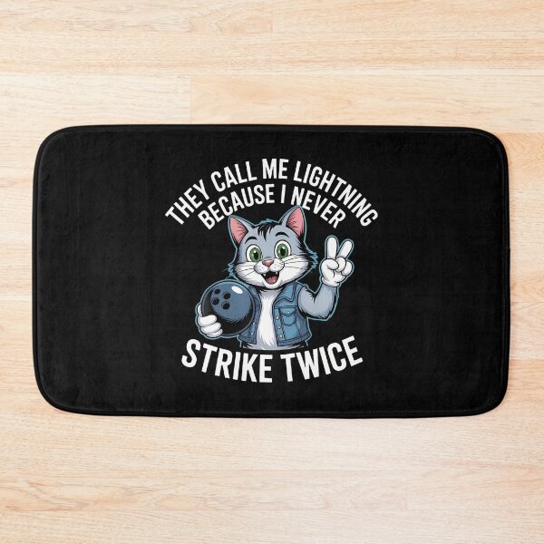 Item preview, They Call Me Lightning Because I Never Strike Twice Bowling designed and sold by markettathorn.