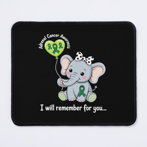 Item preview, Adrenal Cancer Awareness Elephant designed and sold by SIGORDESIGN.