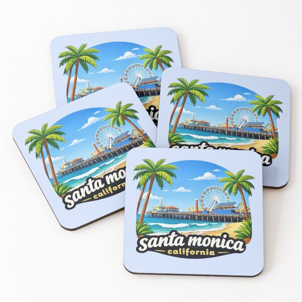 Item preview, Santa Monica, California designed and sold by Myra365Art.