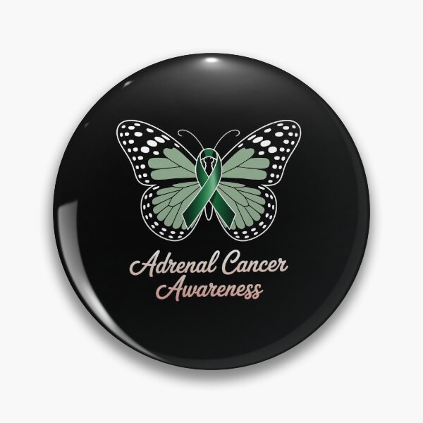 Item preview, Adrenal Cancer Awareness Butterflies Green Ribbon designed and sold by SIGORDESIGN.