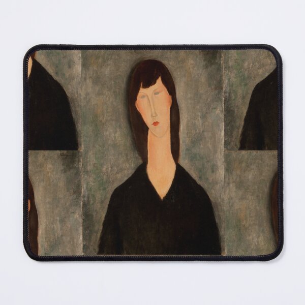 Item preview, Bust of a Woman by Amedeo Modigliani: Iconic École de Paris Portrait designed and sold by artofuniverse.