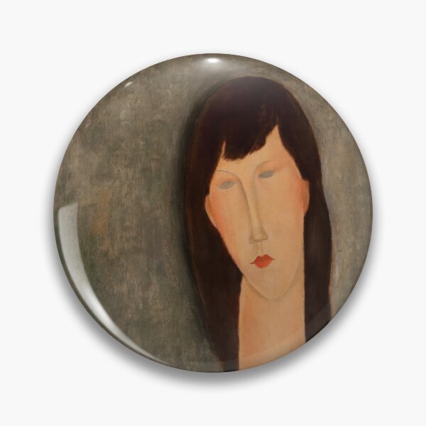 Item preview, Bust of a Woman by Amedeo Modigliani: Iconic École de Paris Portrait designed and sold by artofuniverse.
