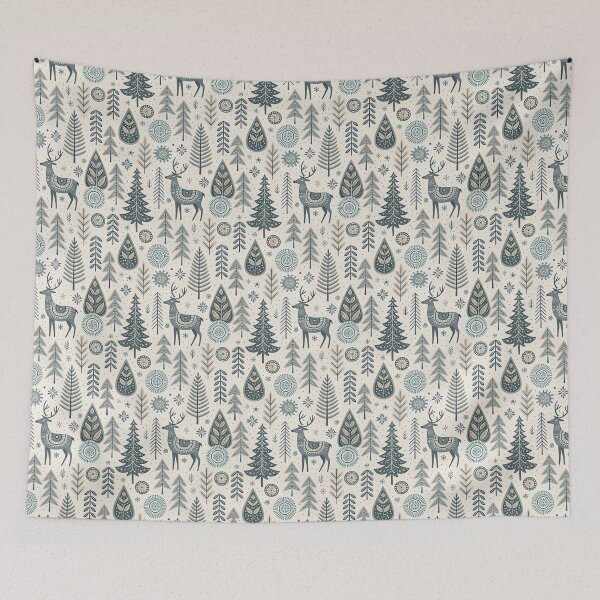 Item preview, Nordic Folk Linear Borders | Scandinavian Folk Design designed and sold by Shuga-Design.