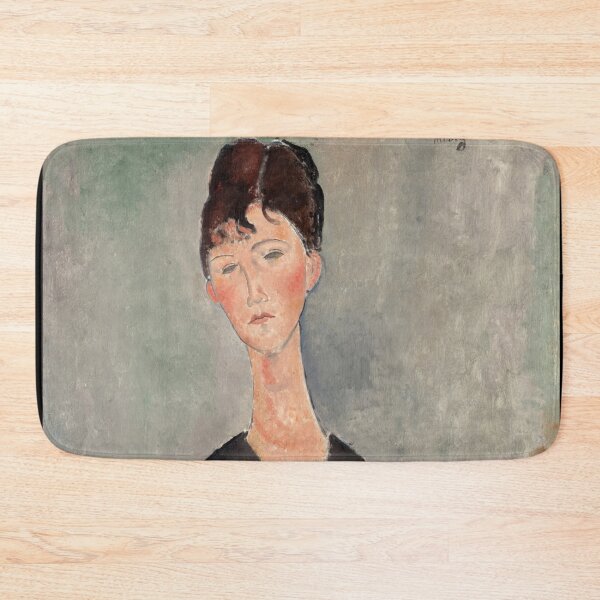 Item preview, Cafe Singer by Amedeo Modigliani: Modernist Portrait Wall Art Print designed and sold by artofuniverse.