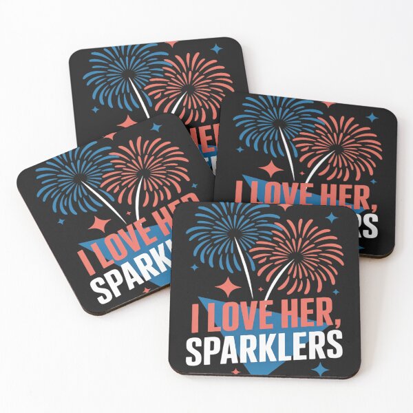 Item preview, Fireworks Director 4th July I Love Her Sparklers designed and sold by trinfhri.