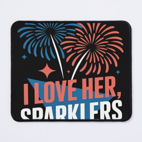 Item preview, Fireworks Director 4th July I Love Her Sparklers designed and sold by trinfhri.