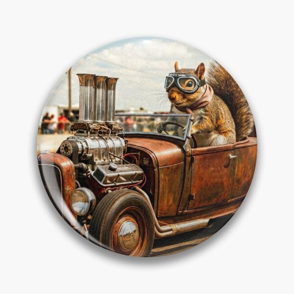 Item preview, Hot Rod Squirrel designed and sold by vernonplatt.