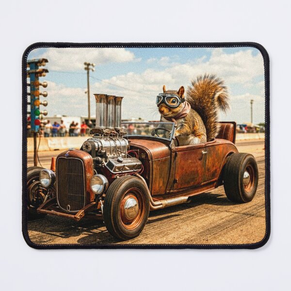 Item preview, Hot Rod Squirrel designed and sold by vernonplatt.