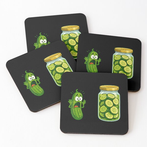 Item preview, Funny Screaming Pickle Jar Cucumber Joke Meme Humor designed and sold by markettathorn.