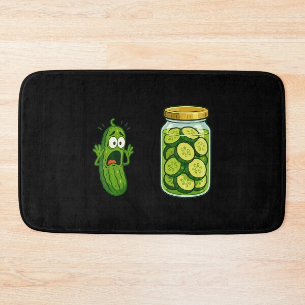 Item preview, Funny Screaming Pickle Jar Cucumber Joke Meme Humor designed and sold by markettathorn.