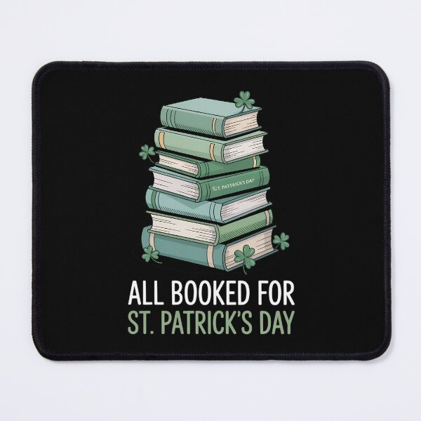 Item preview, All Booked For St. Patrick's Day Book Lover Lucky Shamrock designed and sold by IdunayaStore.