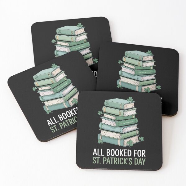 Item preview, All Booked For St. Patrick's Day Book Lover Lucky Shamrock designed and sold by IdunayaStore.