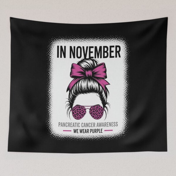 Item preview, Women In November We Wear Purple Pancreatic Cancer Awareness designed and sold by SIGORDESIGN.